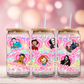 Horror Boys Rainbow Hearts Glass Beer Can