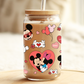 Minnie & Mickey Love Glass Beer Can