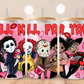 Valentines Boys of Horror Glass Beer Can