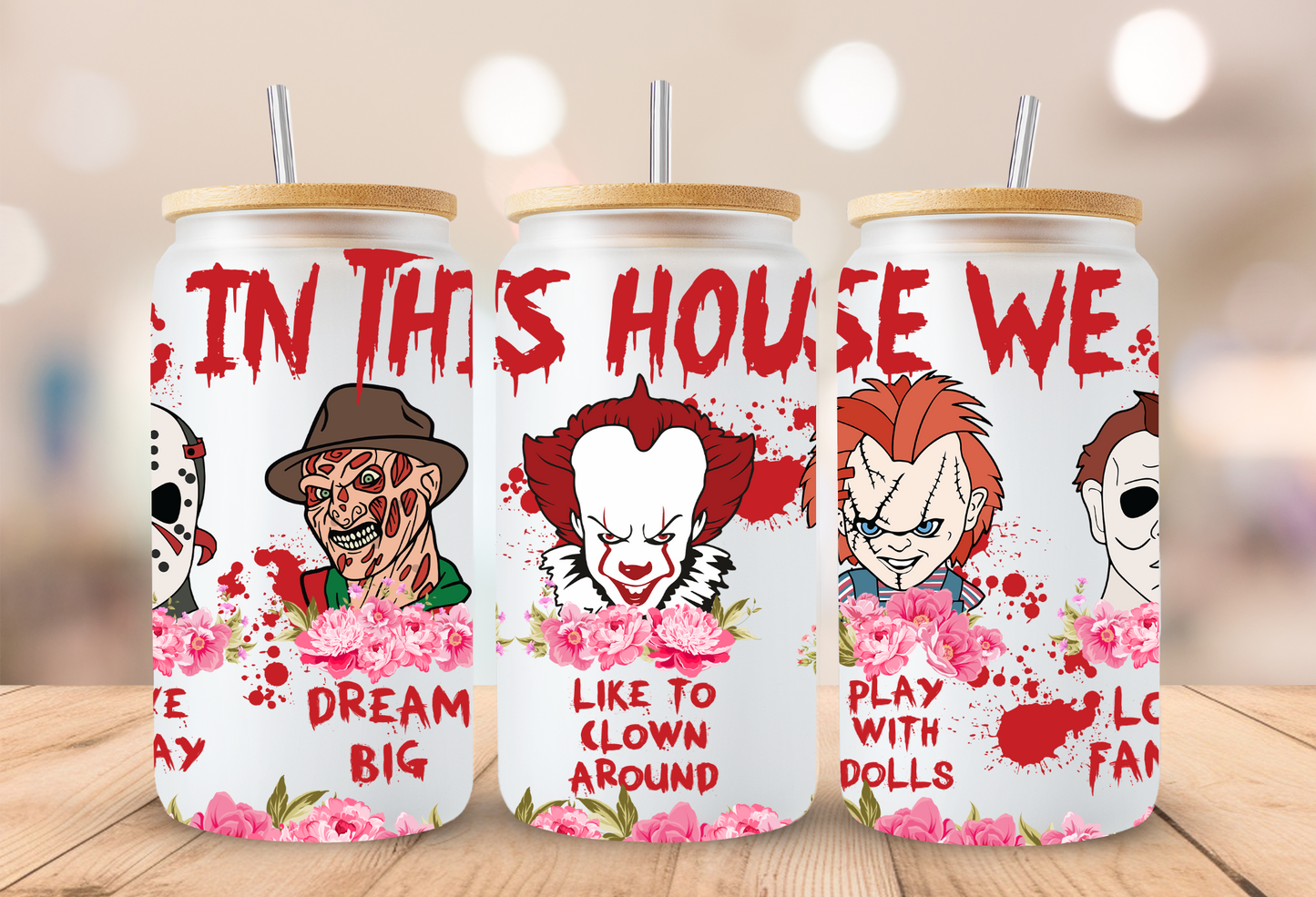 In This House Volume 2 Glass Beer Can