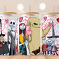 Nightmare Valentines Glass Beer Can