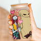 Nightmare Valentines Glass Beer Can