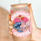 Starbucks Stitch Valentines Glass Beer Can