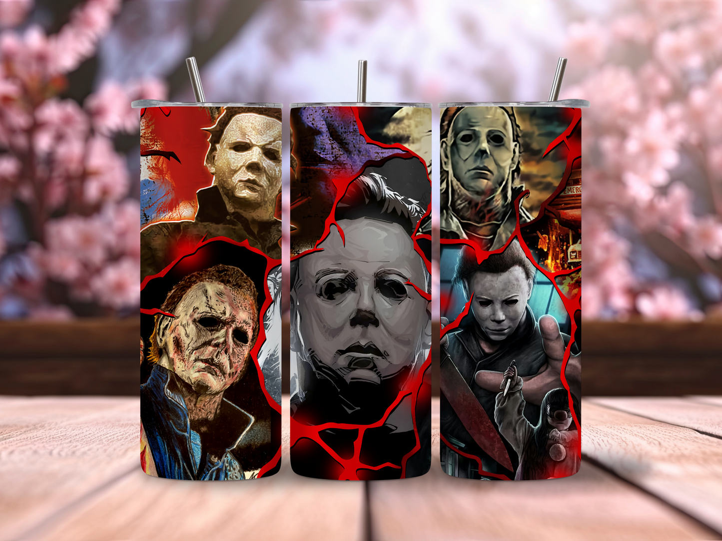 Michael Meyers Skinny Tumbler