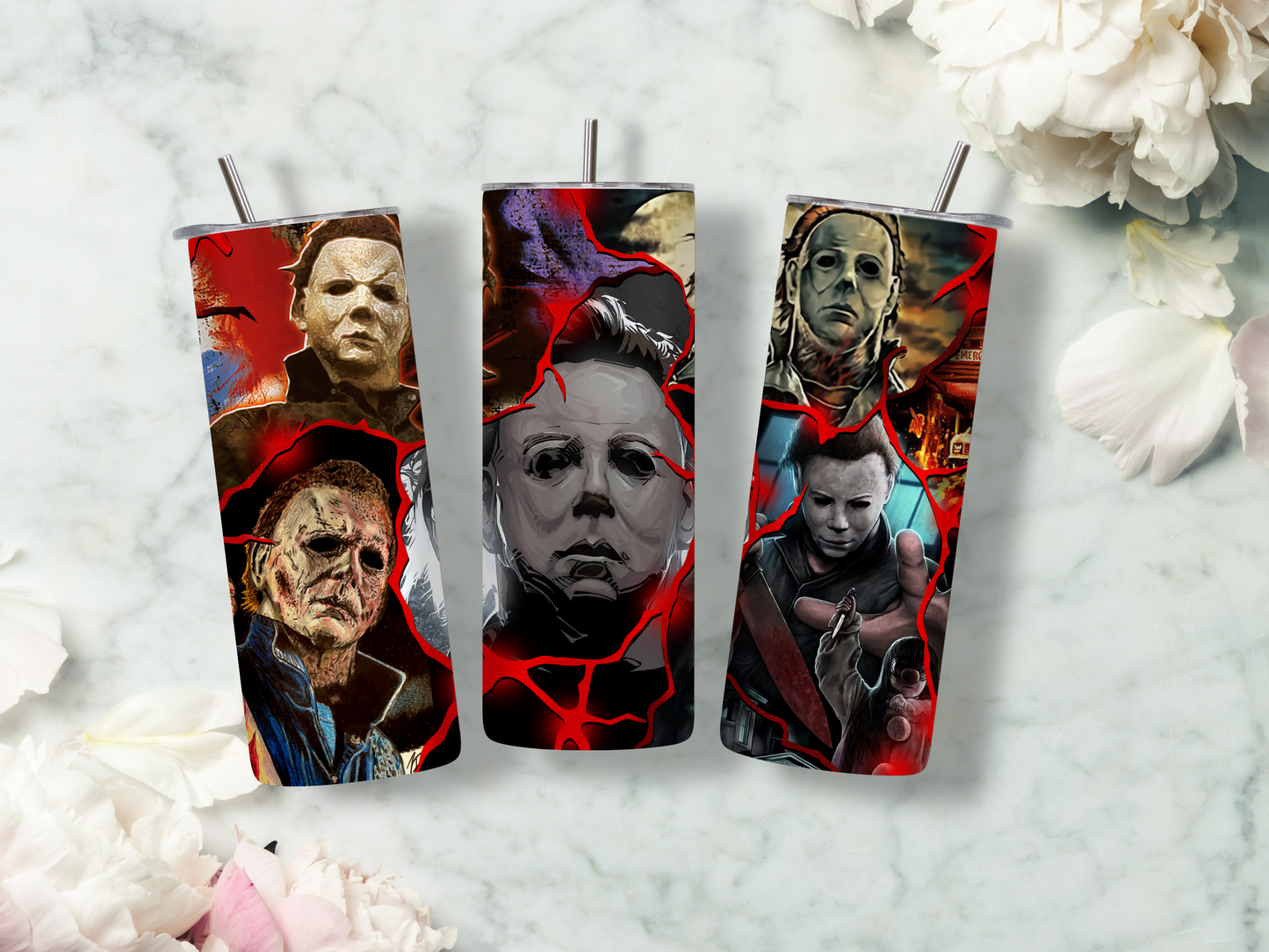 Michael Meyers Skinny Tumbler