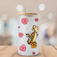 Pooh & Tigger Valentines Glass Beer Can