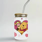 Pooh & Tigger Valentines Glass Beer Can