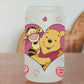 Pooh & Tigger Valentines Glass Beer Can