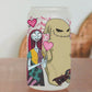 Nightmare Valentines Glass Beer Can