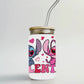 Valentines Stitch & Angel Glass Beer Can