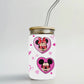 Mouse head Gang Valentines Glass Beer Can