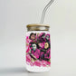 Horror boys Pink Valentines Glass Beer Can