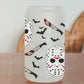 Jason Mask & Knife Glass Beer Can