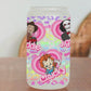 Horror Boys Rainbow Hearts Glass Beer Can